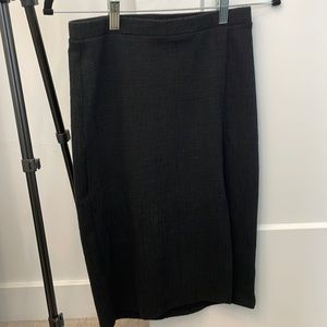 Jack by BB Dakota Women's Black Stretch South Midi Skirt Size XS